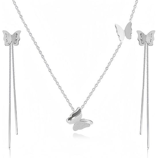 #color_Butterfly / Silver-tone