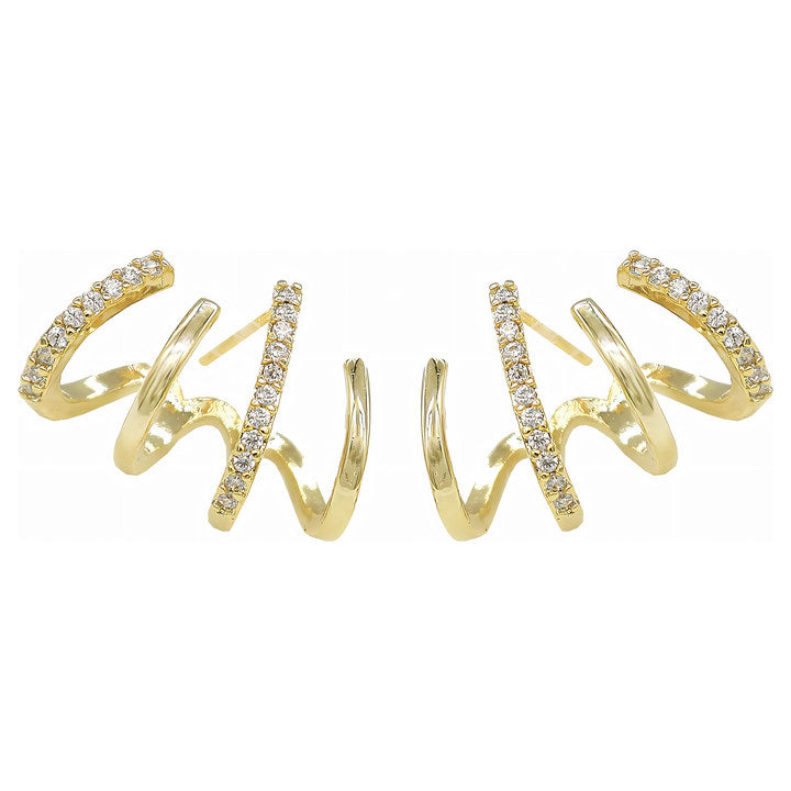 #Style_ Gold Rhinestone