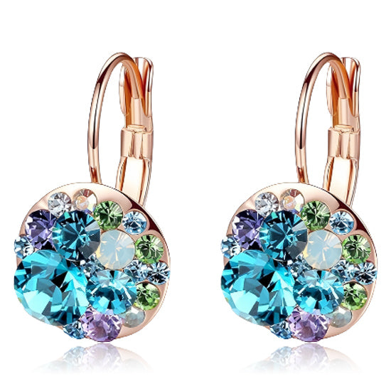#color_Blue Green Crystals/Rose Gold-tone