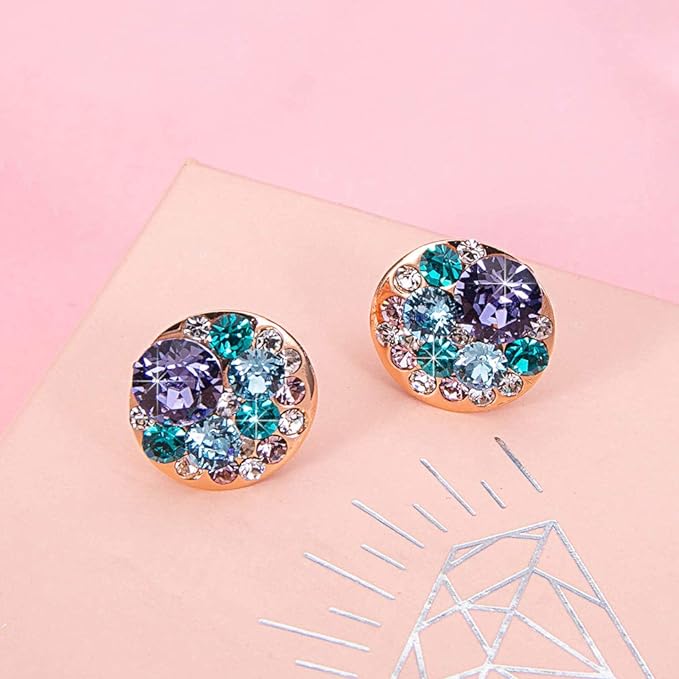 #color_Purple Main Crystal/Rose Gold-tone