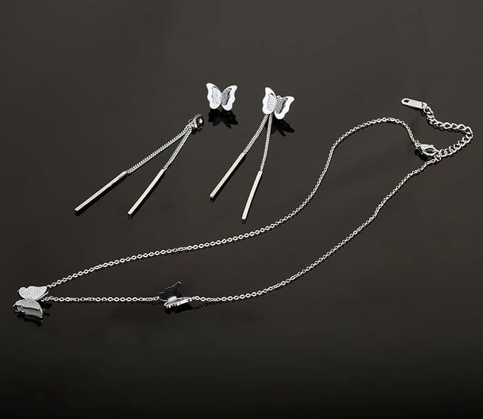 #color_Butterfly / Silver-tone