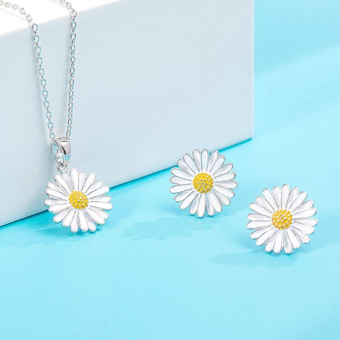 #color_White Daisy/Silver-tone