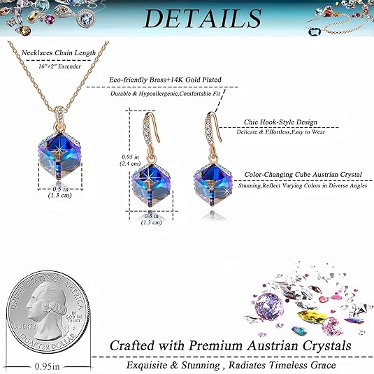 #color_Blue Crystal/Rose Gold-tone