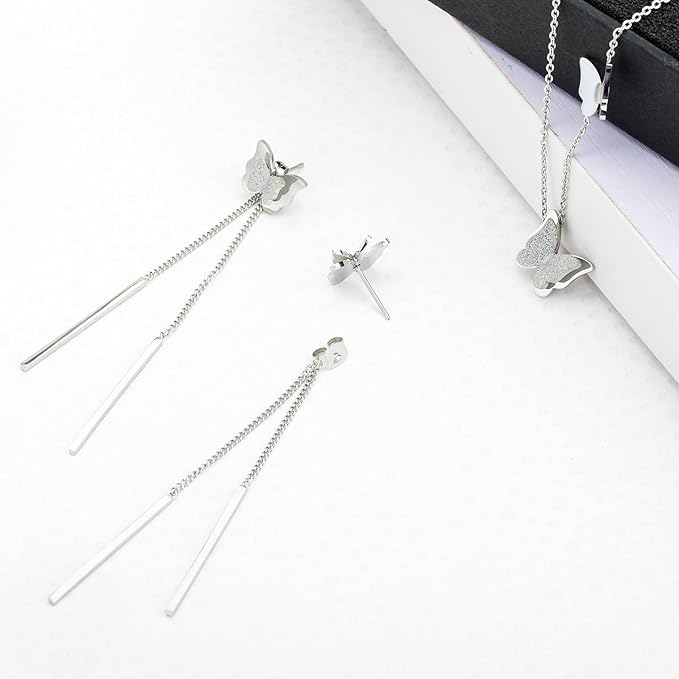 #color_Butterfly / Silver-tone