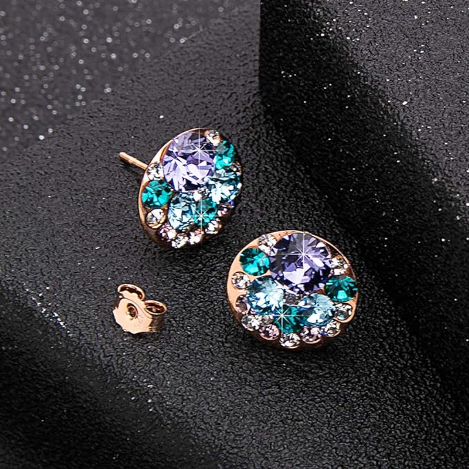 #color_Purple Main Crystal/Rose Gold-tone