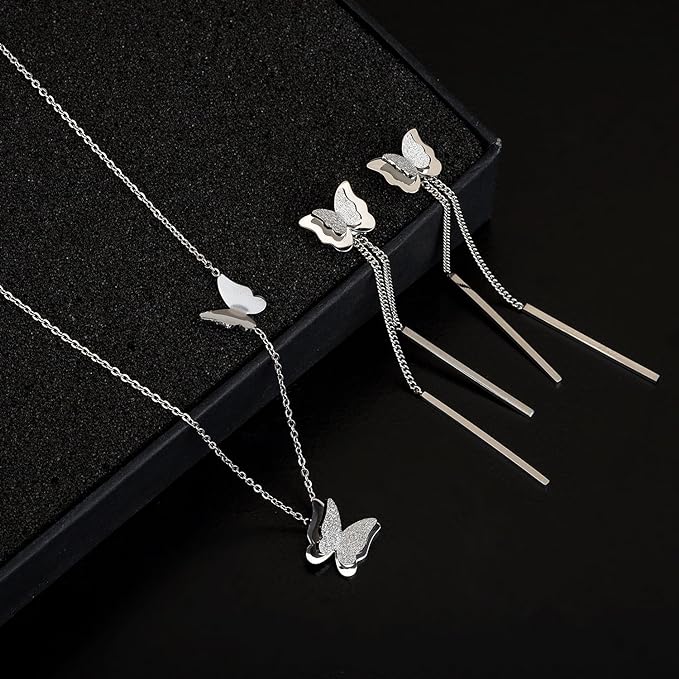 #color_Butterfly / Silver-tone