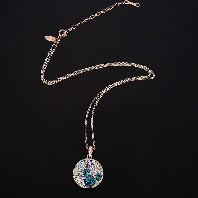 #color_Blue Green Crystal / Silver-tone
