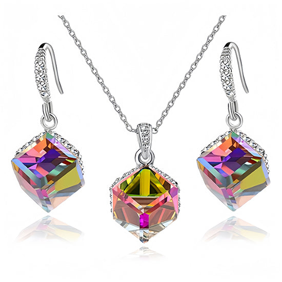 #color_Rainbow Crystal/Silver-tone