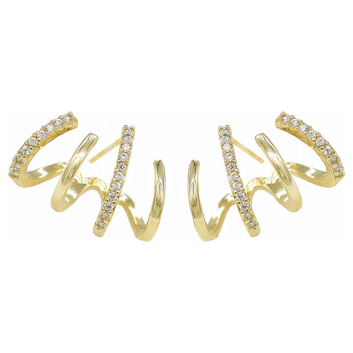 #Style_ Gold Rhinestone