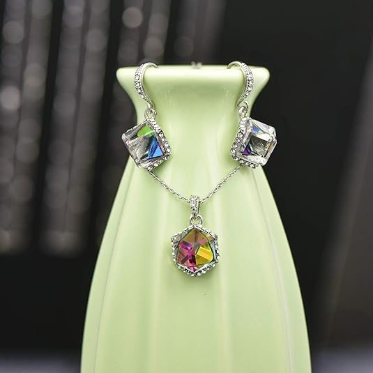 #color_Rainbow Crystal/Silver-tone