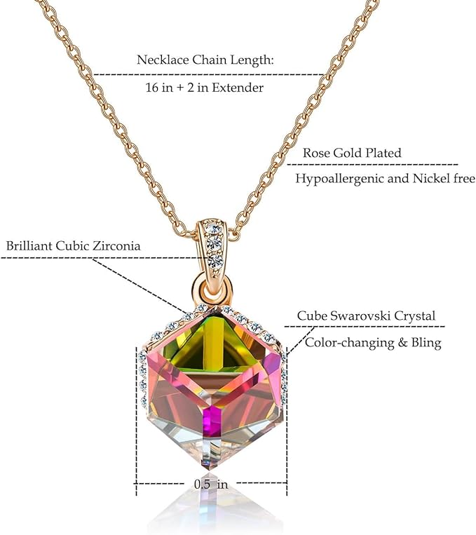 #color_Rainbow Crystal / Rose Gold-tone