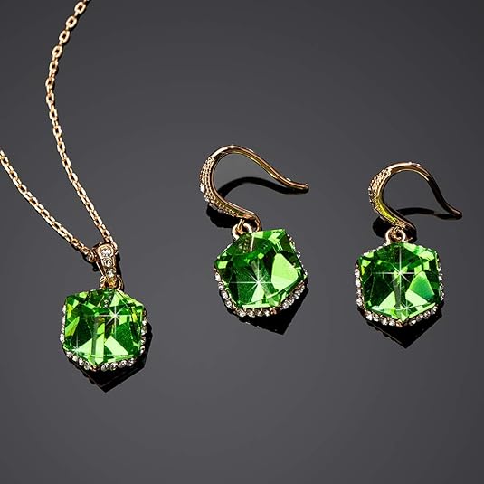 #color_Green Crystal/Rose Gold-tone