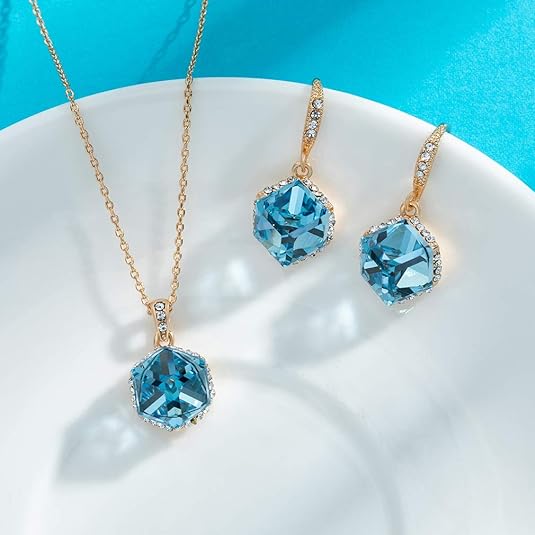 #color_Aquamarine Crystal/Rose Gold-tone