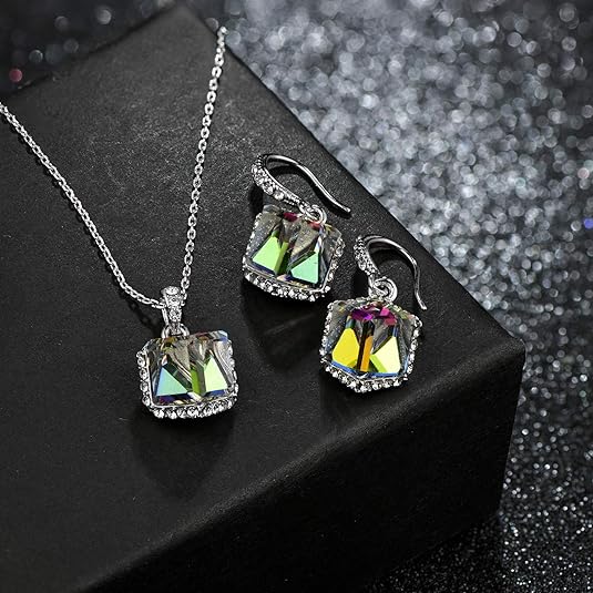 #color_Rainbow Crystal/Silver-tone