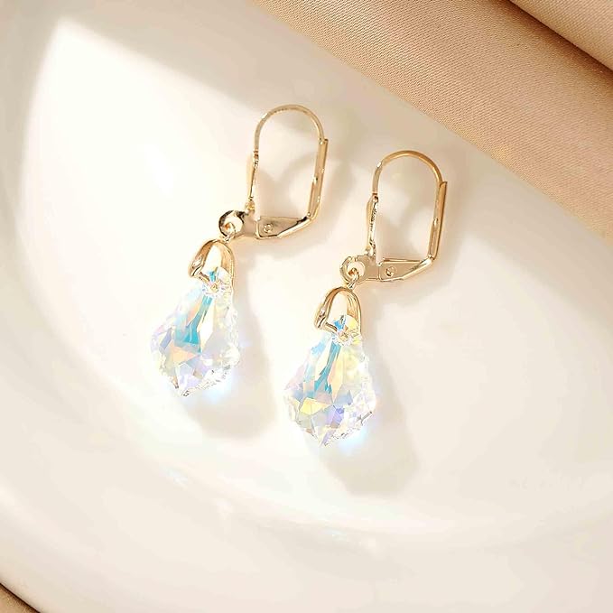 Crystal on sale earrings uk