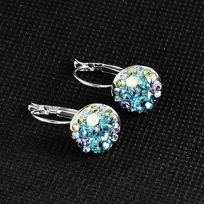 #color_Blue Green Crystals/Silver-tone