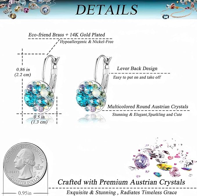 #color_Blue Green Crystals/Silver-tone