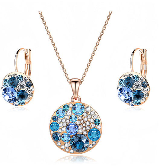 #color_Blue Main Crystals/Rose Gold-tone