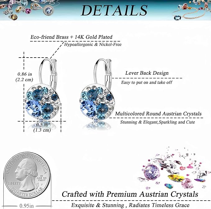 #color_Blue Main Crystal/Silver-tone