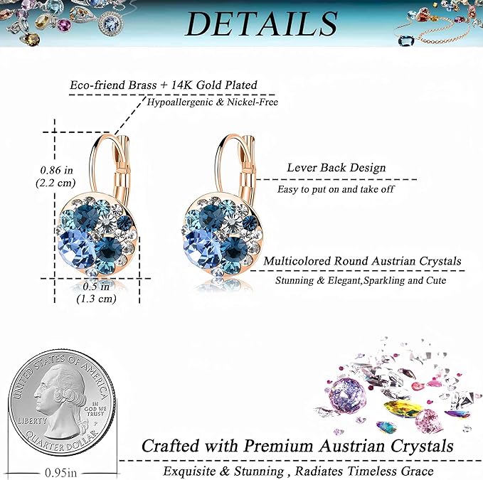 #color_Blue Main Crystal/Rose Gold-tone