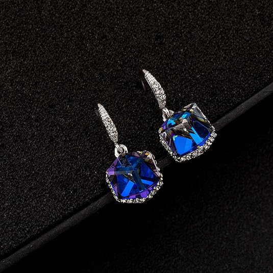 #color_Blue Crystal Silver-tone