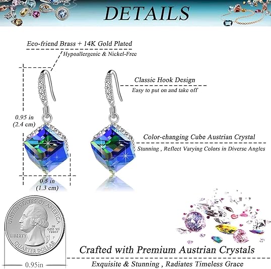 #color_Blue Crystal Silver-tone