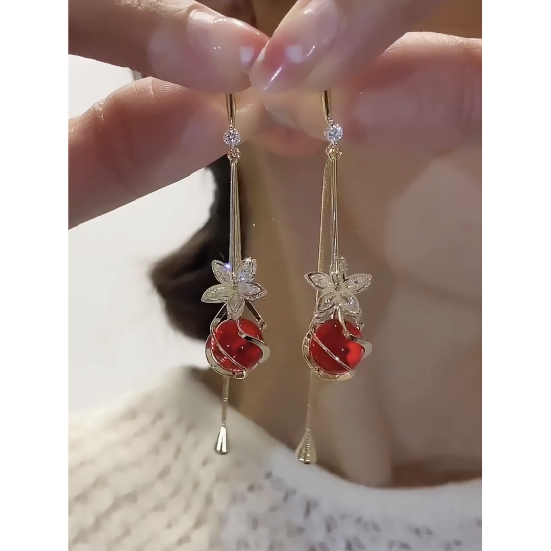 #Type_Red Gemstone Bow